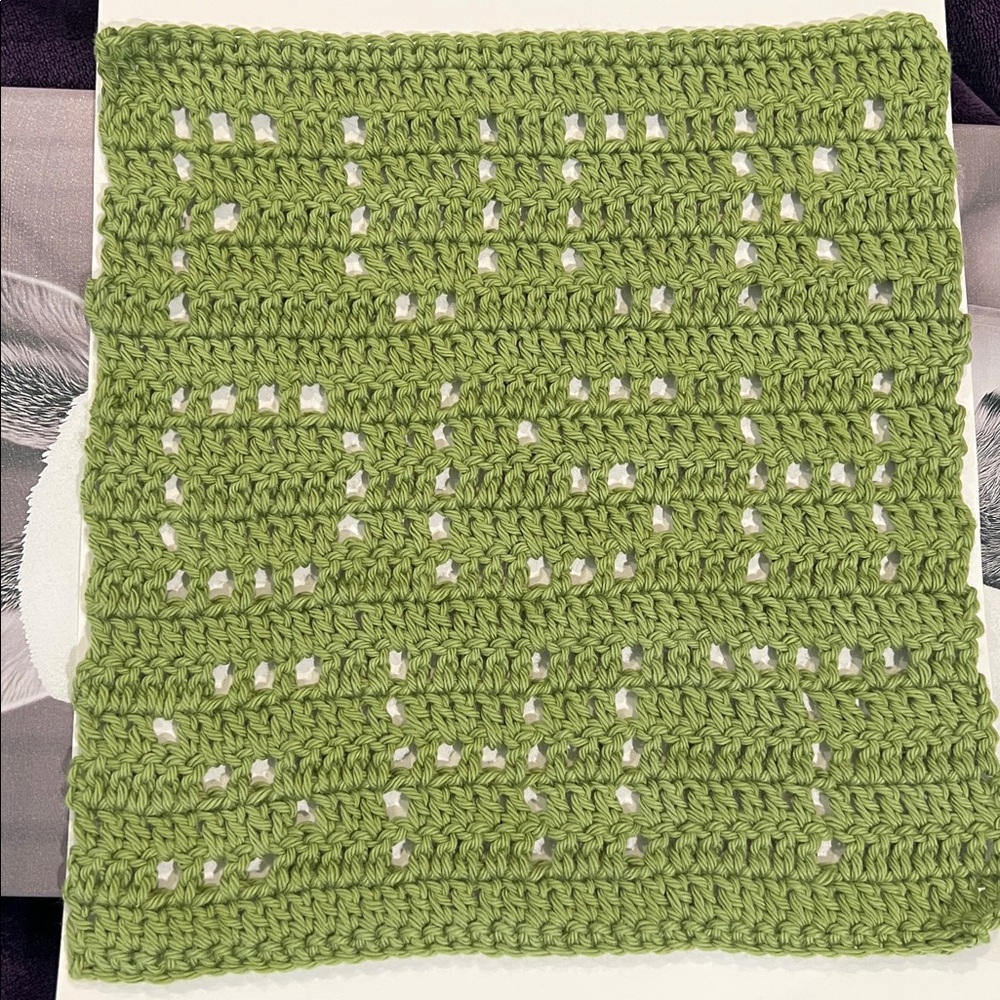 Handmade Crochet Dishcloth - NAUGHTY - Picture 6 of 6